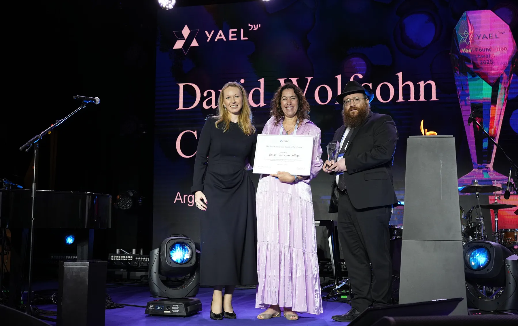 An award presented on stage at the 2025 ceremony
