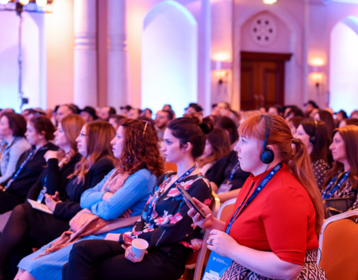 Audience of educators at the Yael International Summit